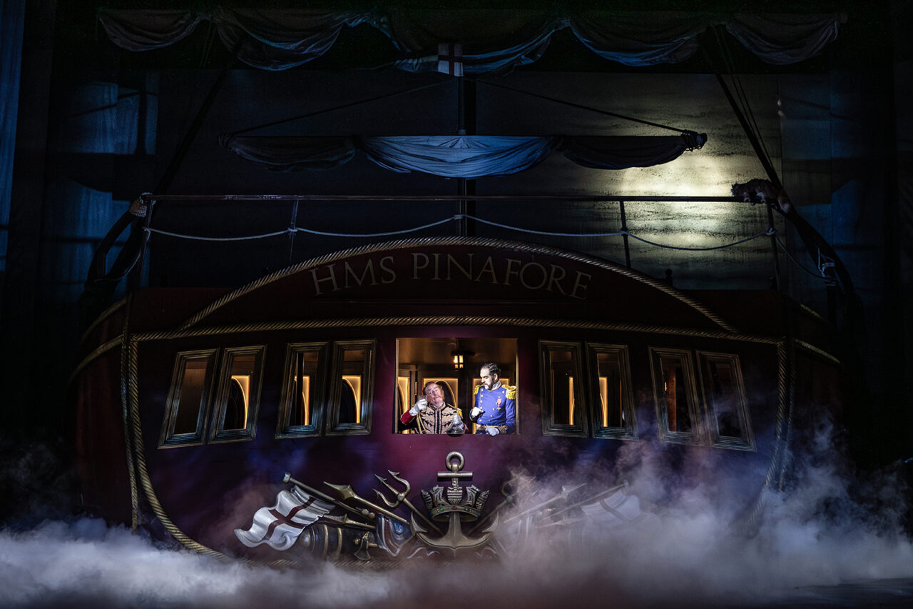 Neal Davies, John Savournin, ENO’s HMS Pinafore 2025 © Craig Fuller