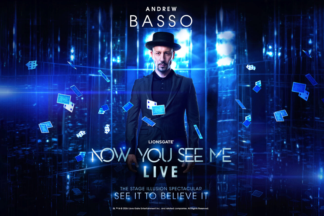 Andrew Basso, one of the 'Horsemen' in Now You See Me Live at the London Coliseum