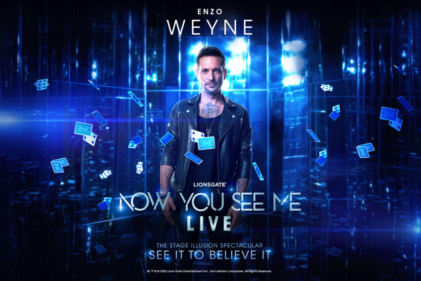 Enzo Weyne, one of the 'Horsemen' in Now You See Me Live at the London Coliseum