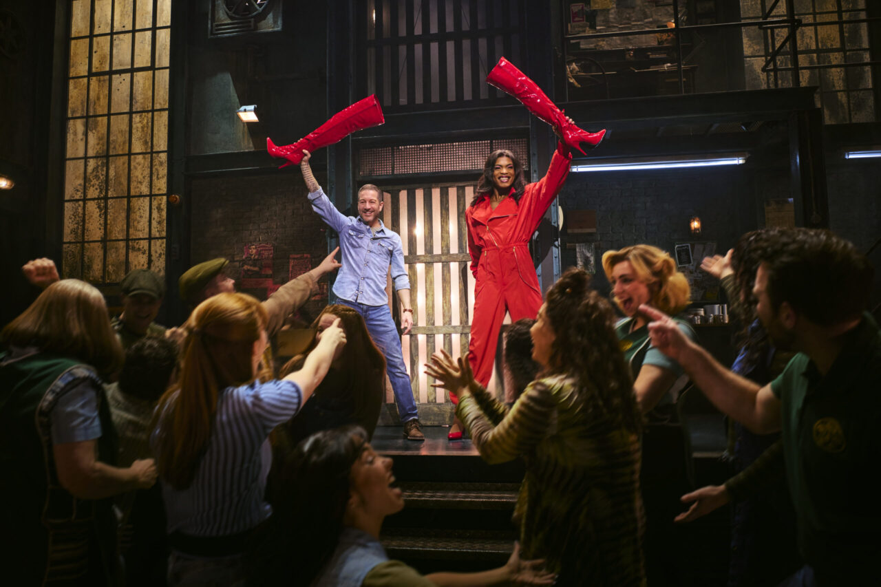 Johannes Radebe, Matt Cardle & Ensemble in Kinky Boots at the London Coliseum 2026 (c) Matt Crockett