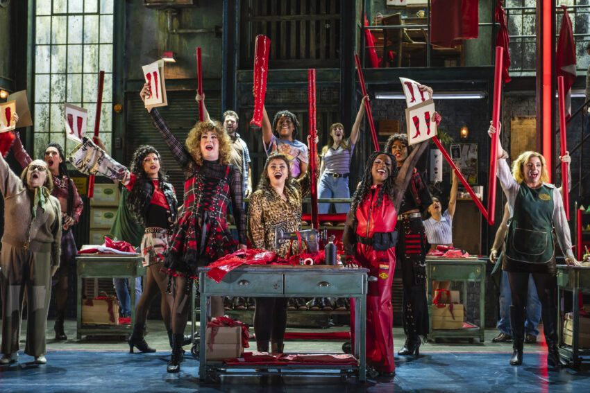 Ensemble in Kinky Boots at the London Coliseum 2026 (c) Matt Crockett