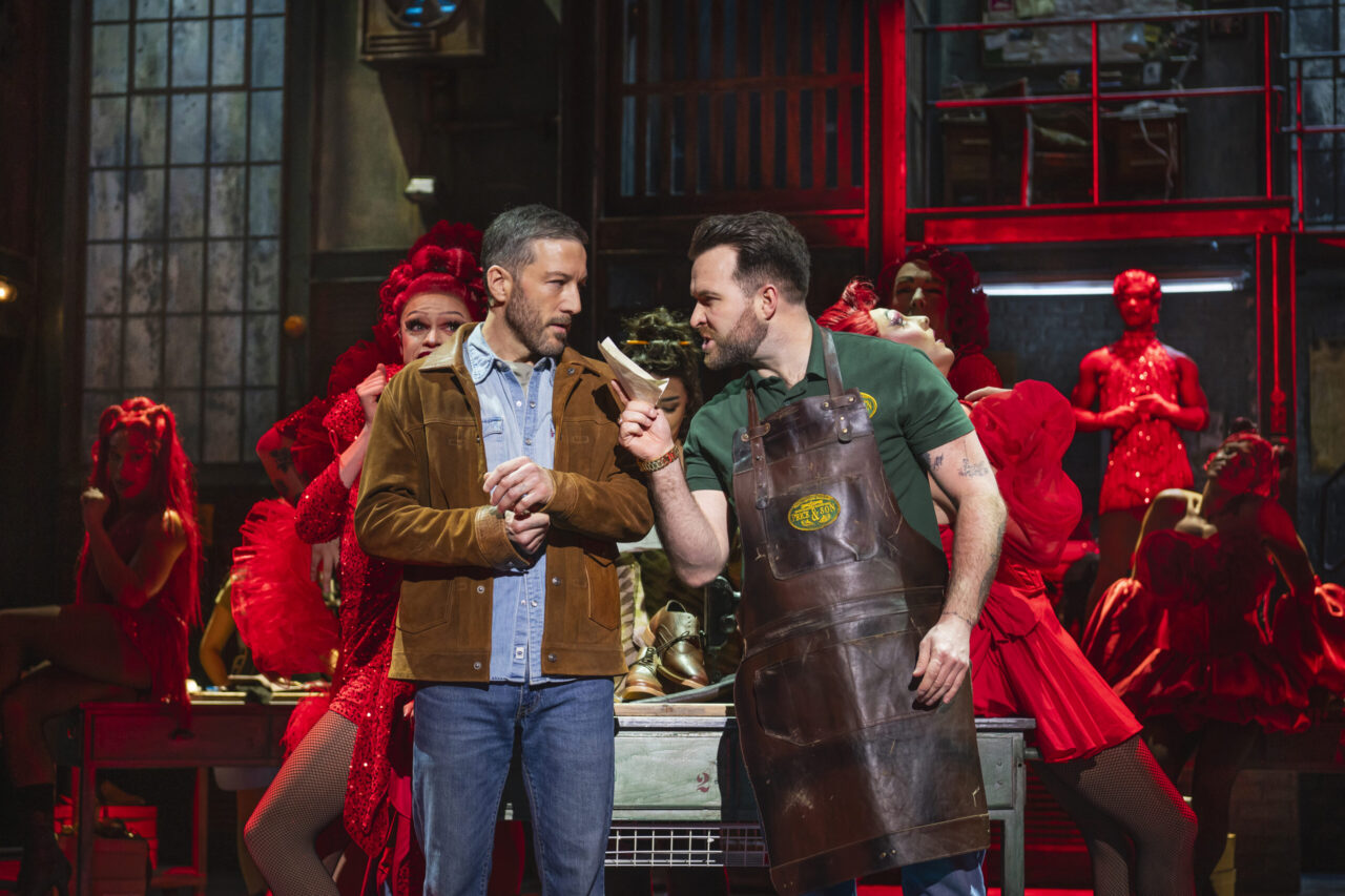 Matt Cardle & Billy Roberts & Angels in Kinky Boots at the London Coliseum 2026 (c) Matt Crockett