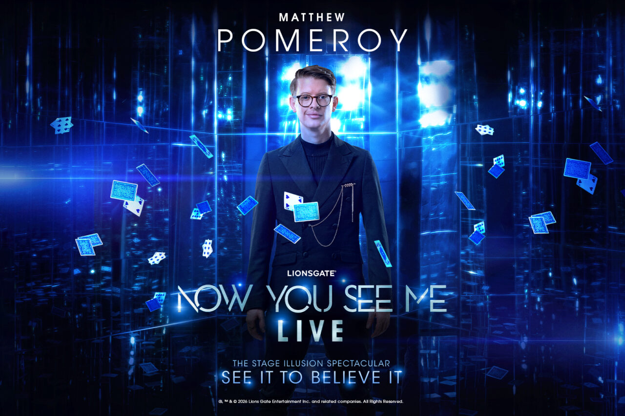 Matthew Pomeroy, one of the 'Horsemen' in Now You See Me Live at the London Coliseum