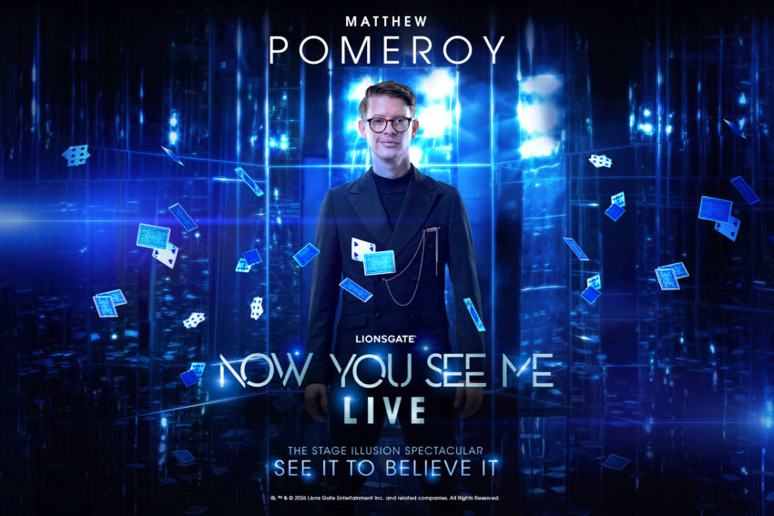 Matthew Pomeroy, one of the 'Horsemen' in Now You See Me Live at the London Coliseum
