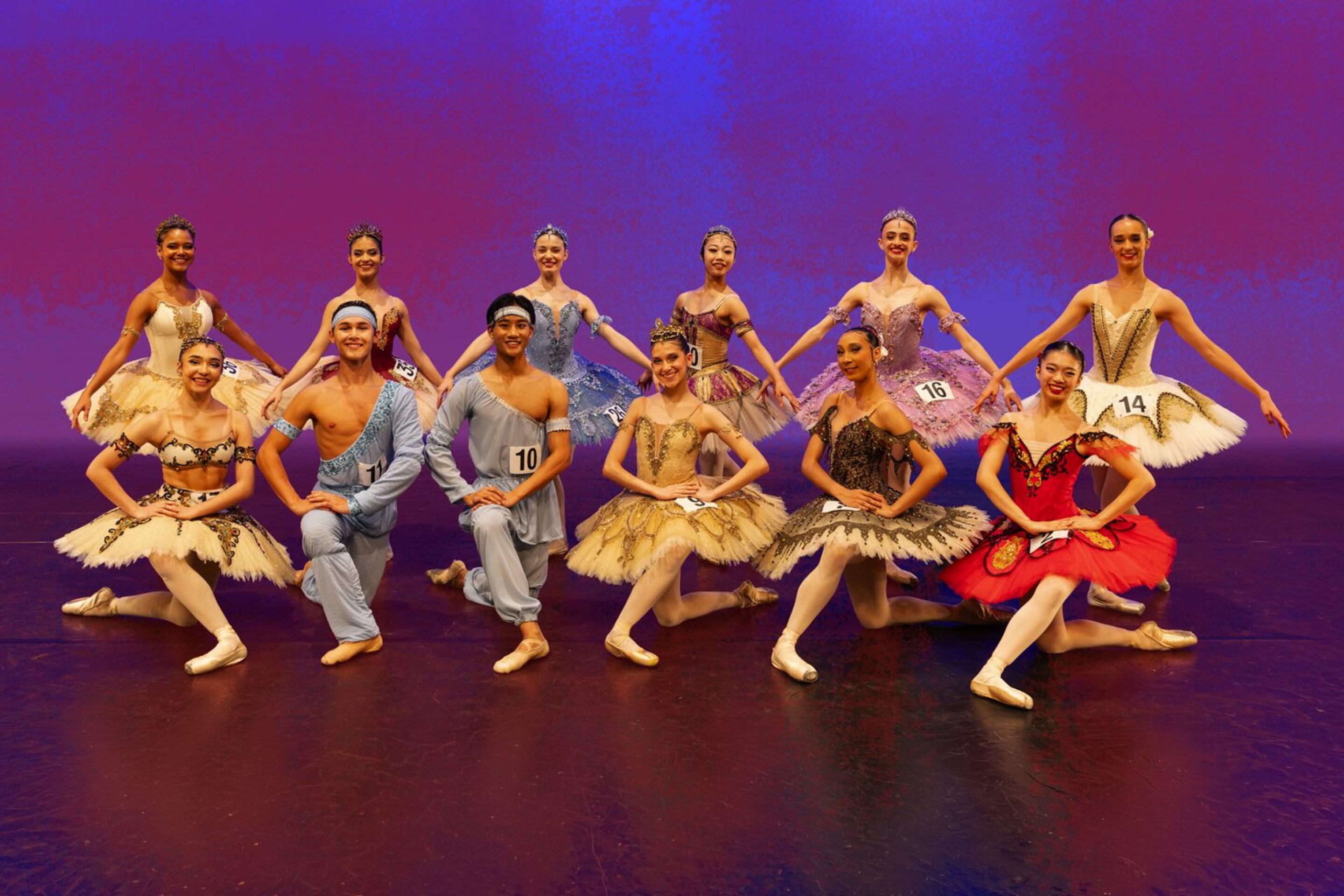 Image of 12 ballet dancers